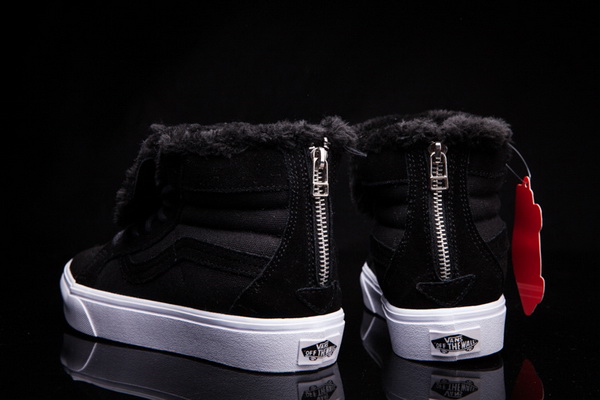 Vans High Top Shoes Lined with fur--004
